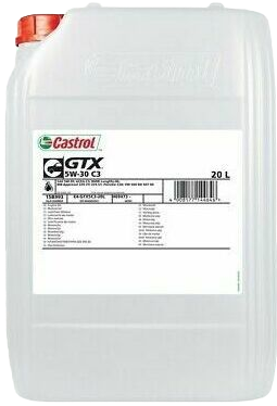Castrol GTX 5W-30 C3, 20 lt