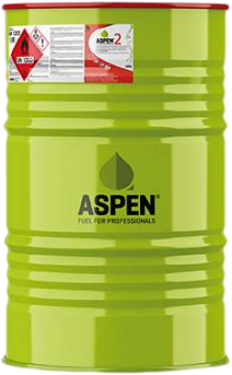 ASPEN2T-200 Aspen 2 is een alkylaatbenzine gemengd met 2% biologisch afbreekbare 2-takt olie, geschikt voor kettingzagen, bosmaaiers, heggenscharen, bladblazers en andere 2-takt motoren.