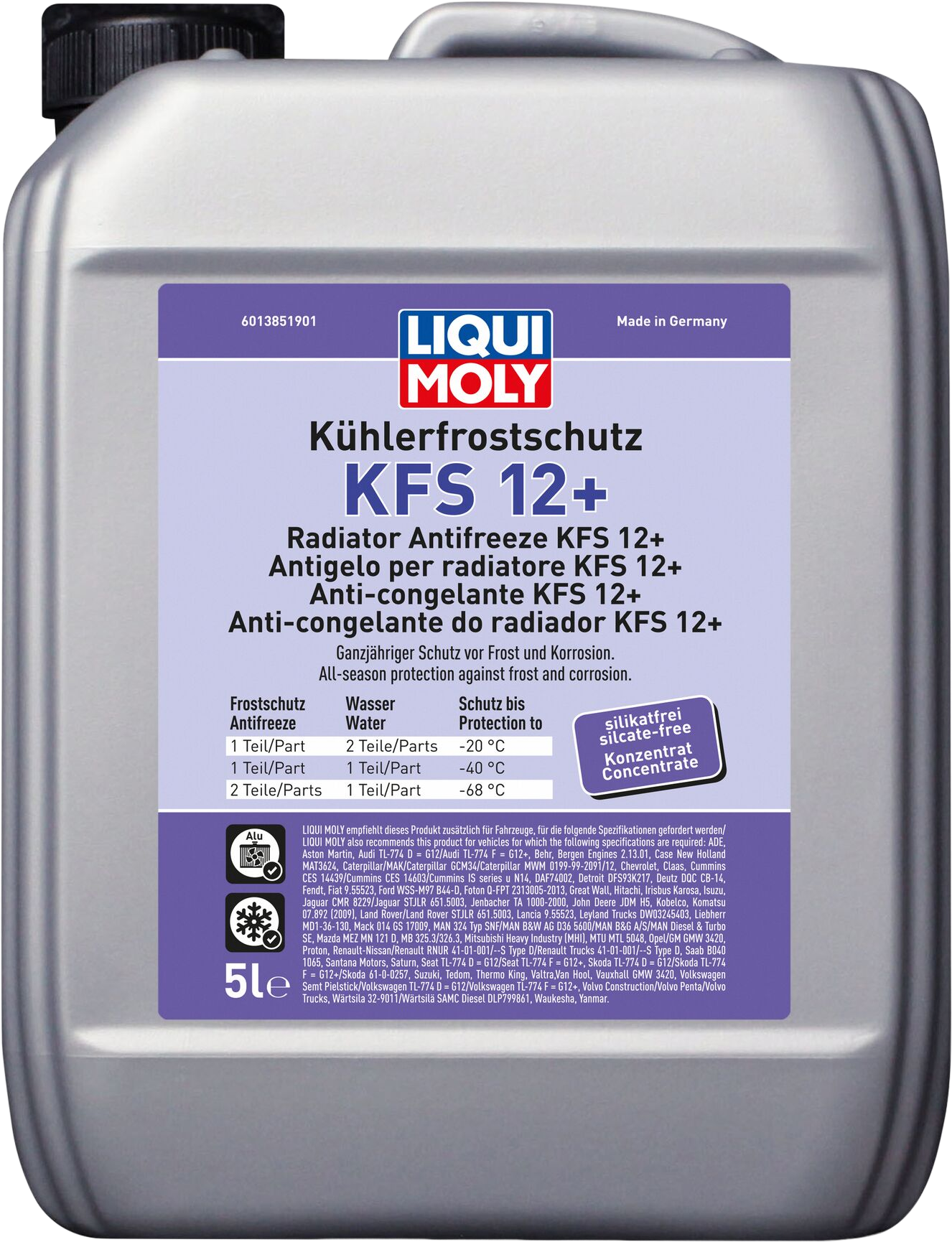 Liqui Moly Radiator antivries KFS 12+, 5 lt