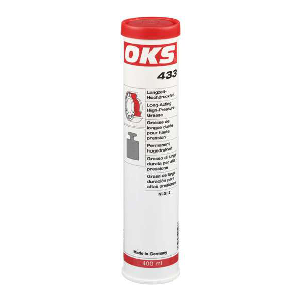 OKS0433-400GR OKS 433 is een permanent hogedrukvet voor glij- en rollagers bij hoge drukken.