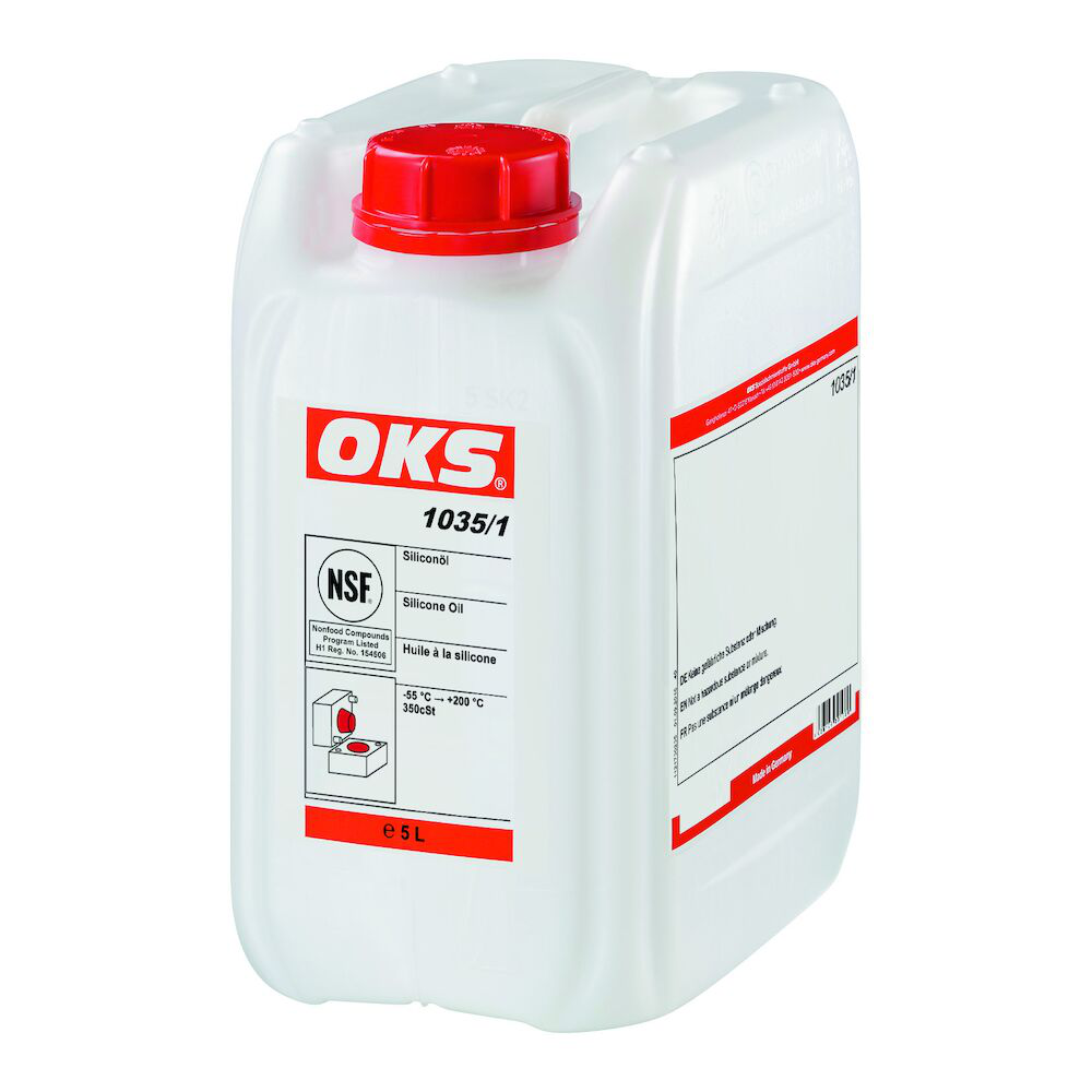 OKS1035-5 OKS 1035/1 is een siliconenolie en zeer geschikt als glij- en lossingsmiddel voor kunststoffen en elastomeren.
