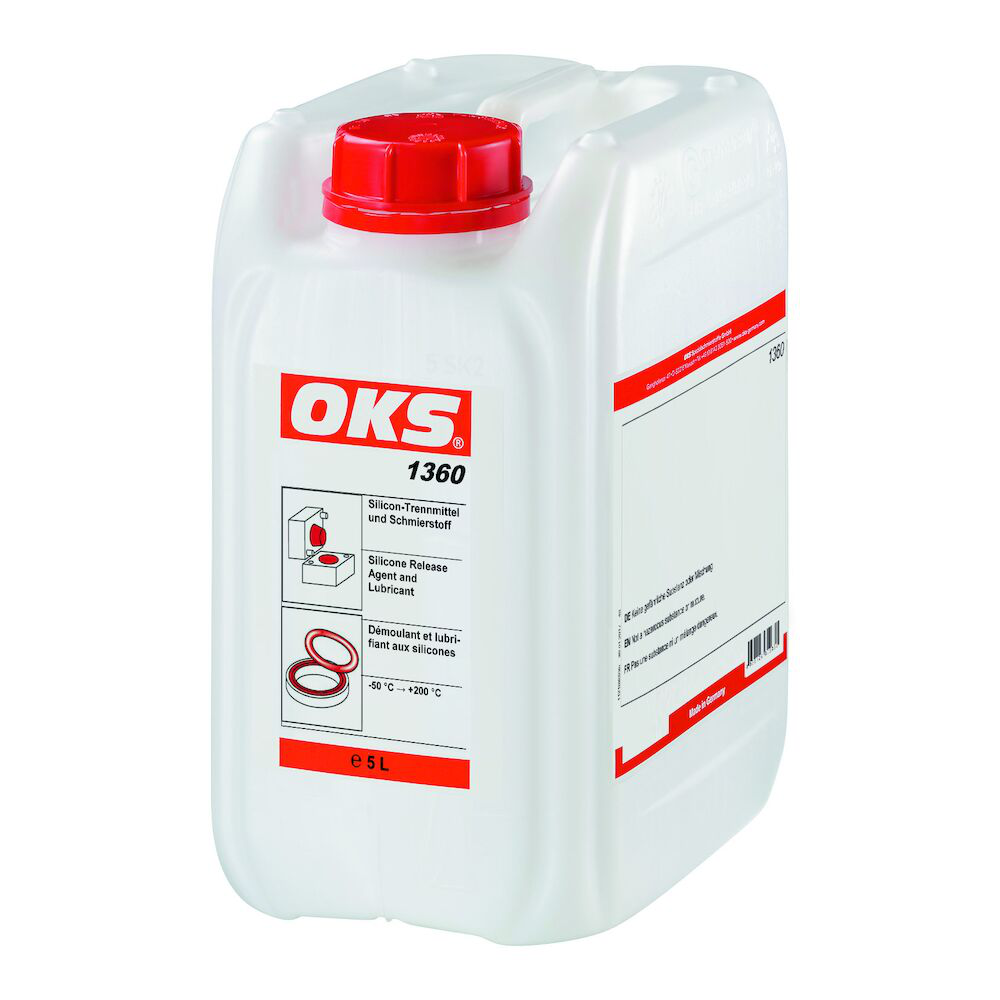 OKS1360-5 OKS 1360 is een siliconen lossings- en glijmiddel voor de kunststofverwerking.
