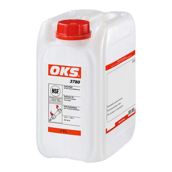 OKS3780-5 Volledig synthetische olie van ISO VG-klasse 68 voor hydraulische systemen en compressoren in de levensmiddelentechniek.