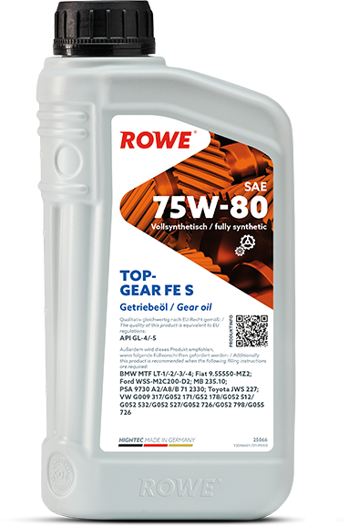 Rowe Hightec Topgear FE SAE 75W-80 S, 1 lt