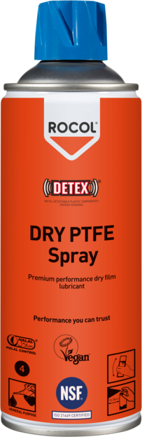 RC34235-400ML Multifunctionele PTFE-spray van voedingskwaliteit voor lichte, droge smering.